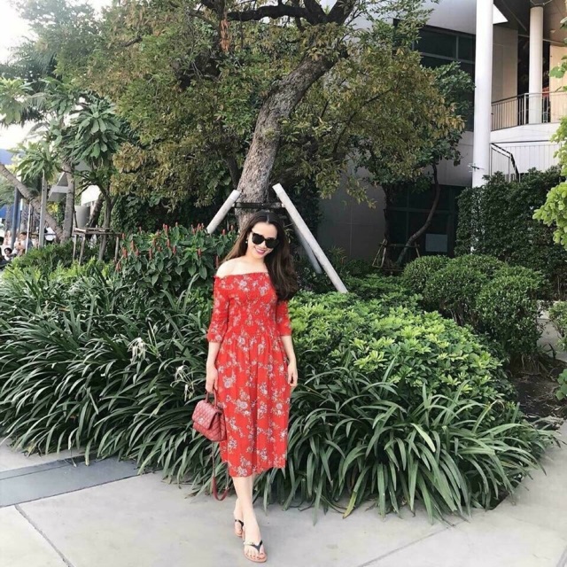 🌸Chất váy von lụa Nhật,dư xịn chuyền chuẩn hãng Zara,mềm và mát lịm tay luôn nhé😍 🌿phần thân trên và tay chạy chỉ chu