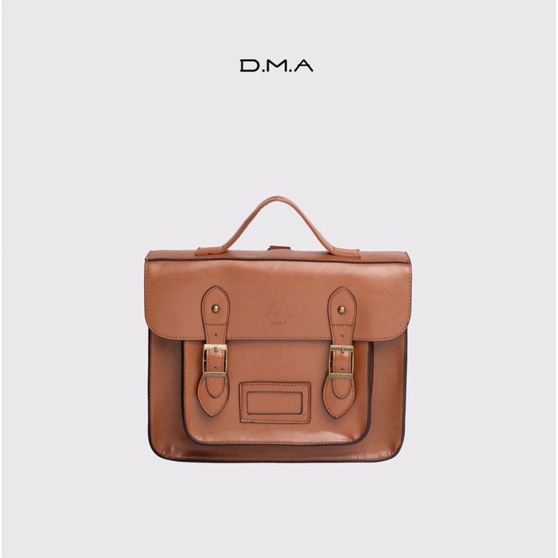 Balo túi xách nữ DMA 𝙨𝙤𝙥𝙝𝙞𝙖 𝙗𝙖𝙘𝙠𝙗𝙖𝙜  màu đen vàng bò retro phong cách Nhật Bản