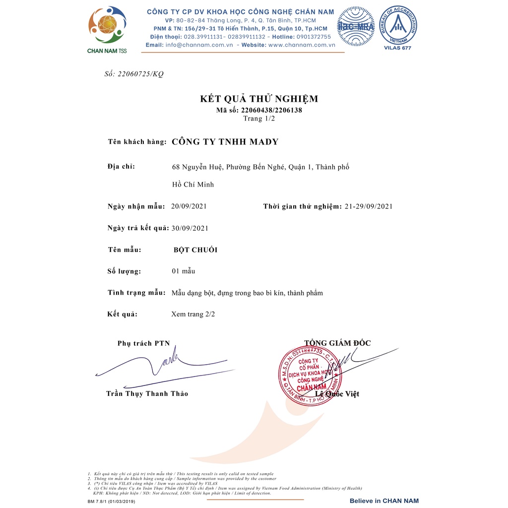 Bột Chuối Nguyên Chất Dùng Làm Đẹp