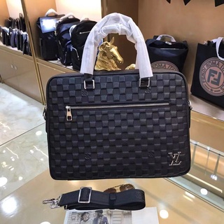 Túi xách nam louis vuitton vân nổi caro clv04