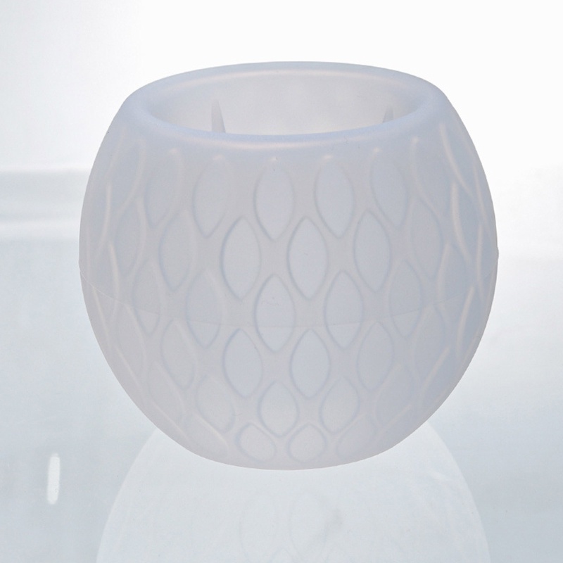 Sa Khuôn Silicon Làm Đế Nến Hình Bông Hoa Xinh Xắn