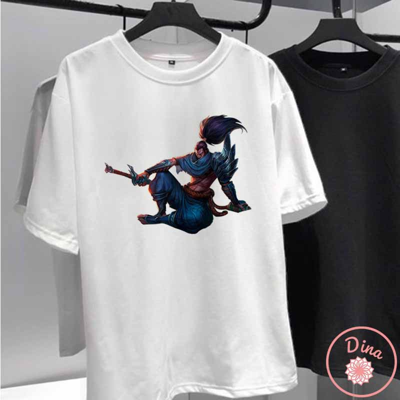 Áo thun Unisex cotton -  Yasuo Liên Minh | AKATSUKI STORE