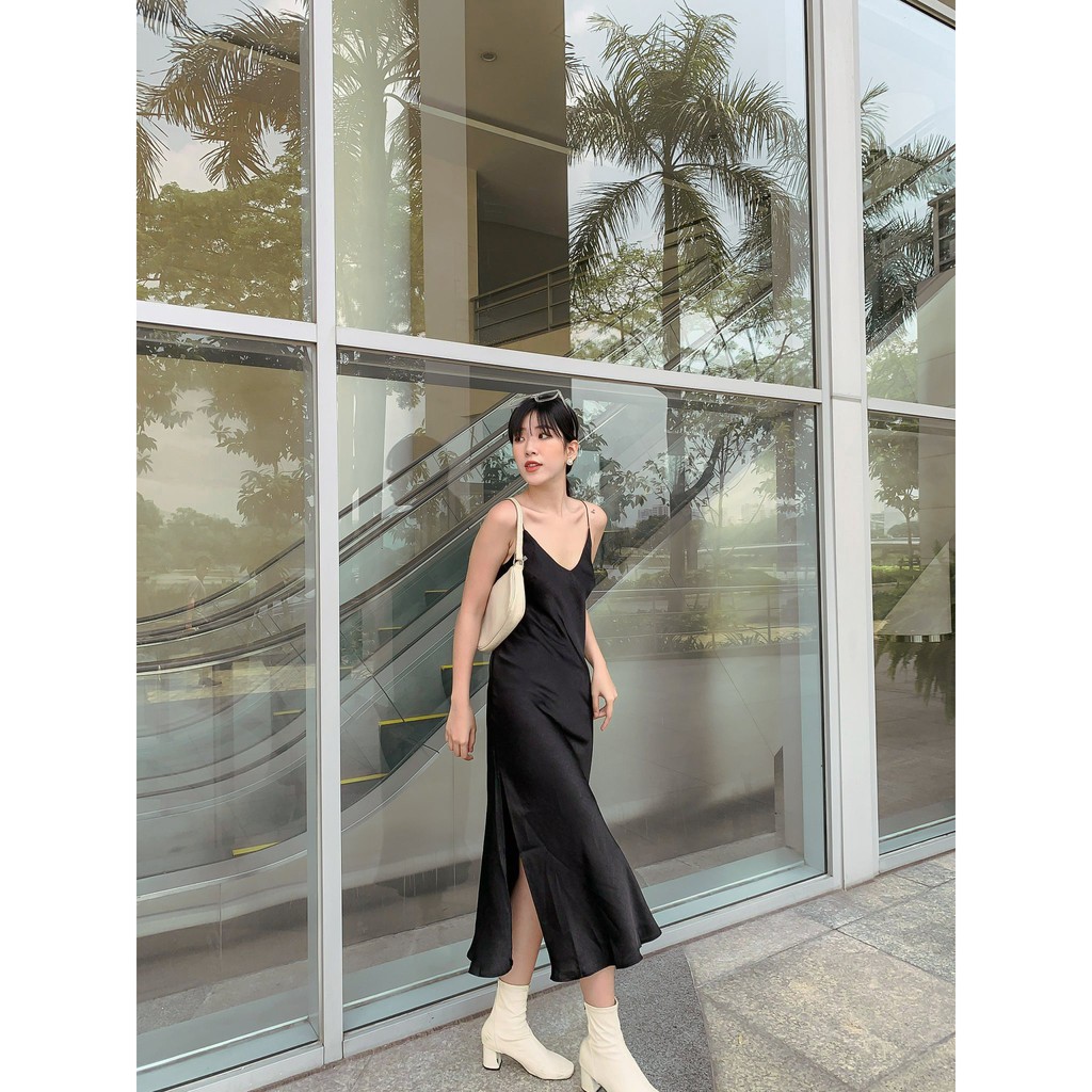 [ 26Studio ] Đầm dài 2 dây hở lưng Elizabeth Dress