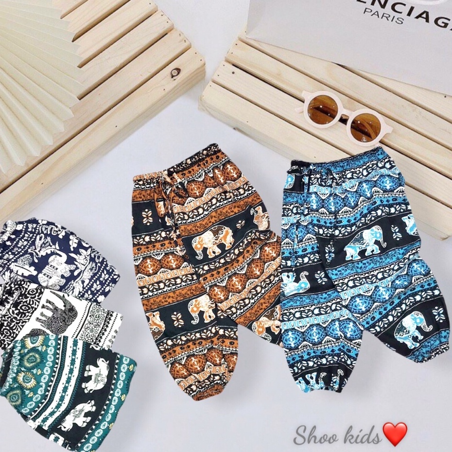 Quần dài mỏng Bomber lanh lụa mát mẻ chống muỗi cho bé mặc vào mùa hè QL01