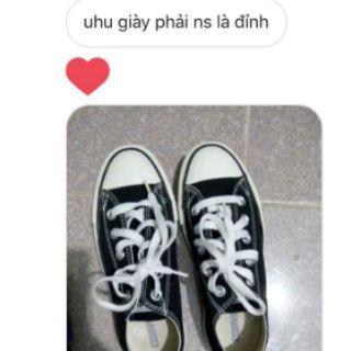 CV 2HAND Cổ Thấp Đen Dễ Phối Đồ