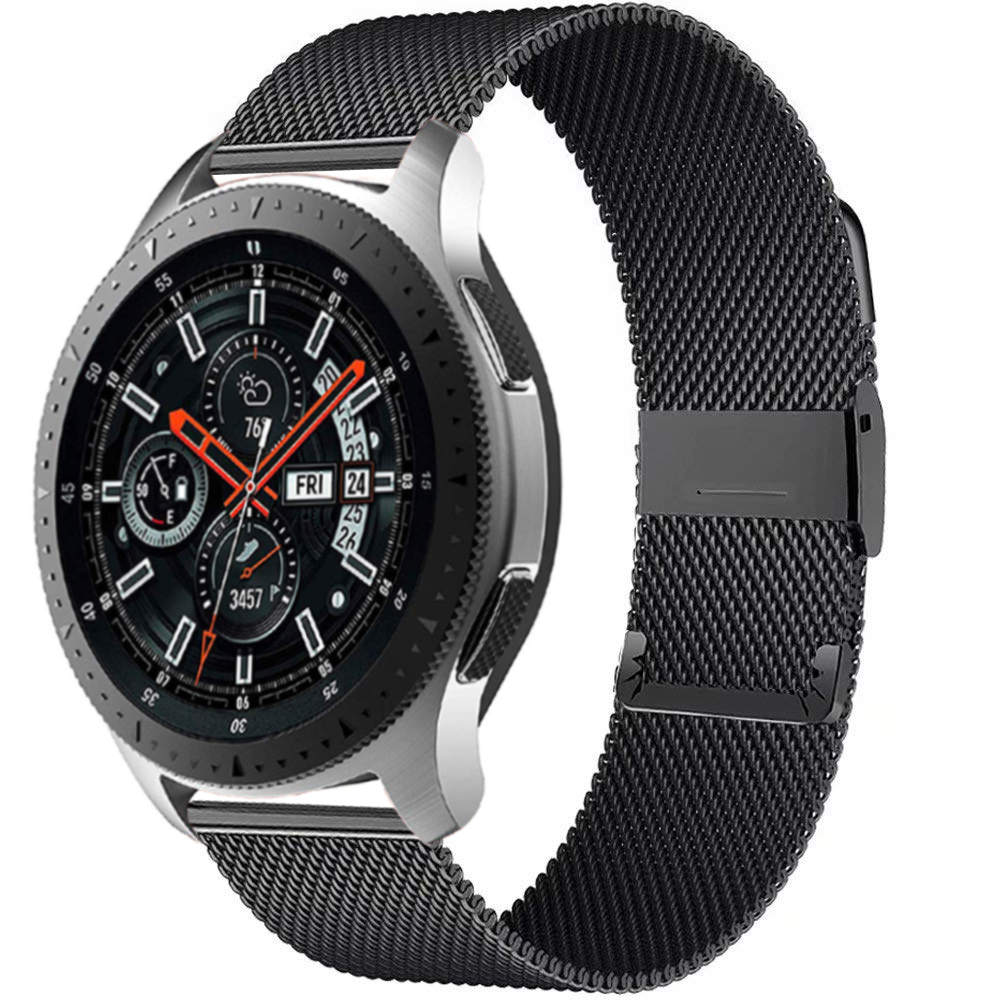 Dây đeo bằng inox kiểu Milan 22mm 20mm cho AMAZFIT / Samsung Galaxy Watch 46mm 42mm