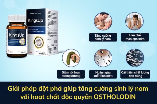 KingsUp – Giải pháp ưu việt giúp tăng cường sức khỏe sinh lý cho Nam giới Việt