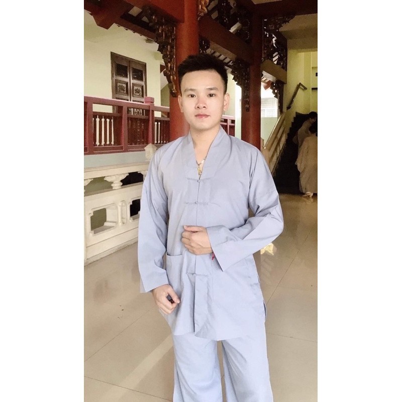 Đồ lam đi chùa La Hán Dành Cho Phật Tử Nam Nữ Đơn Giản, Giản Dị, Trang Nghiêm S4
