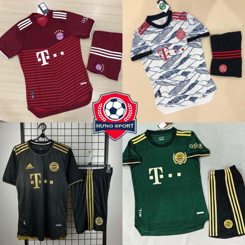 Áo Bóng Đá, Áo Đá Banh CLB Bayern Munich 2021/2022 - Chuẩn Mẫu Thi Đấu - Vải Polyester Gai Thái * *