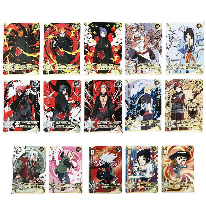 Bộ Sưu Tập Thẻ Bài Trong Suốt Naruto Độc Đáo