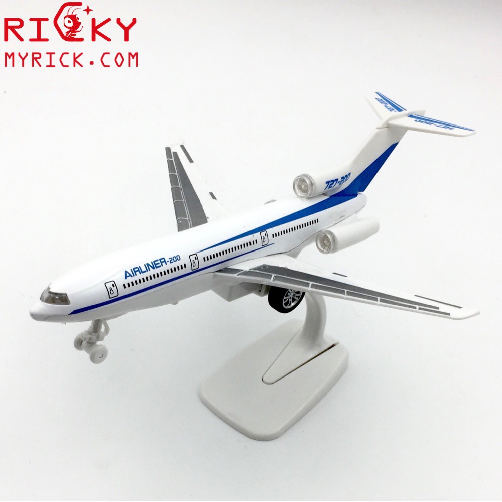 Mô hình sắt Máy bay boeing 727-200  - Sản phẩm Trưng bày Sang Trọng - H109-1