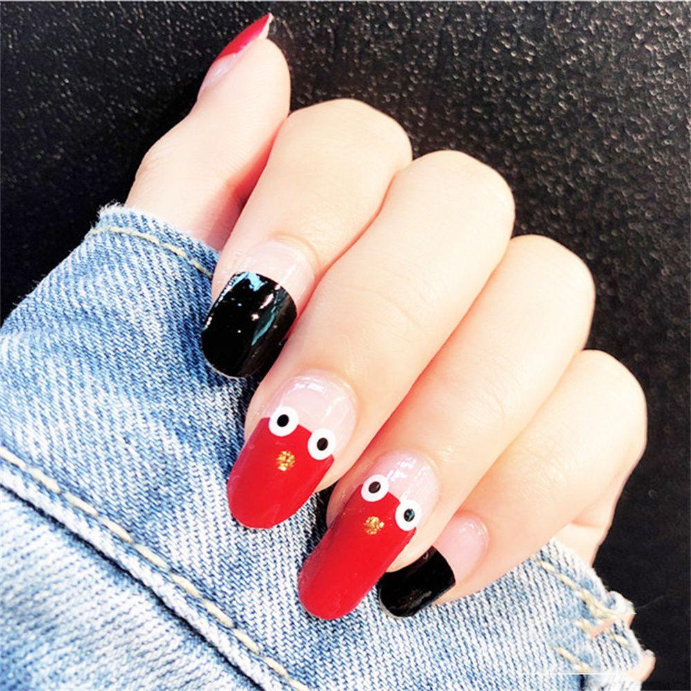 Sơn Móng Tay Tự Dính Che Phủ Toàn Diện Họa Tiết 3D