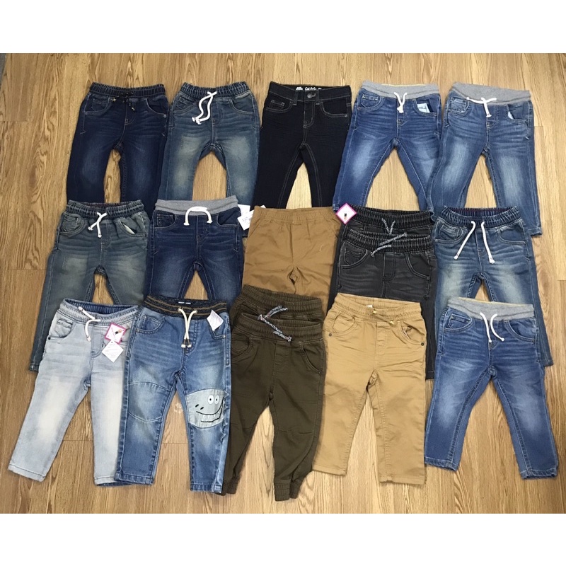 Quần Jean Dài, Quần Thun Bé Trai