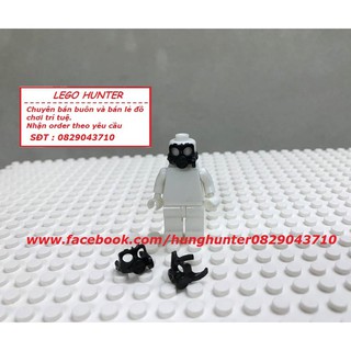 Lego Army Phụ kiện Minifigures : Gas Mask mặt nạ phòng khí độc cho lính
