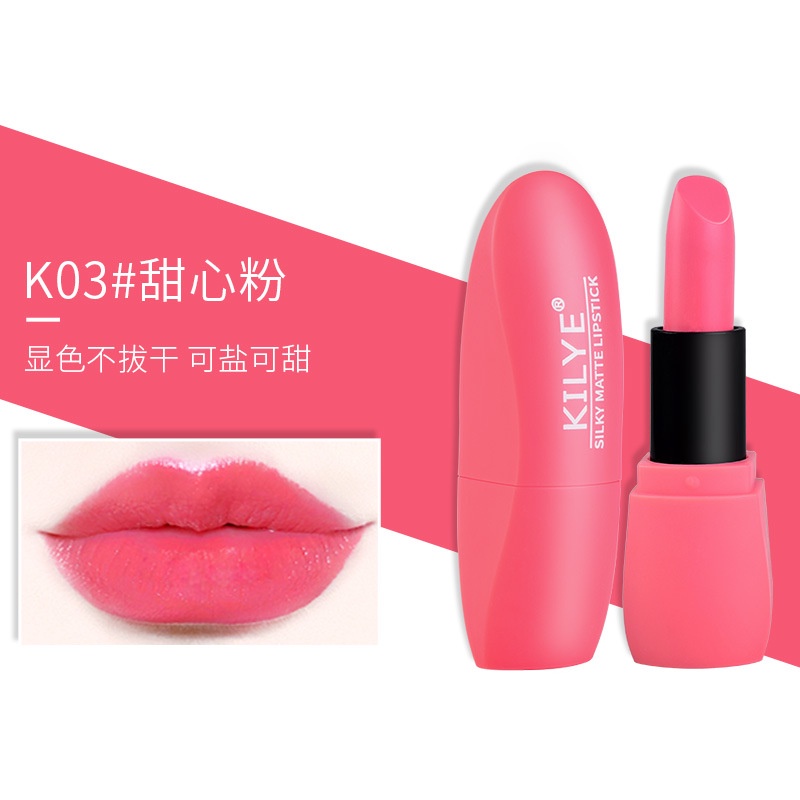 [Hàng mới về] Son lì KILYE dưỡng ẩm màu sắc thời trang