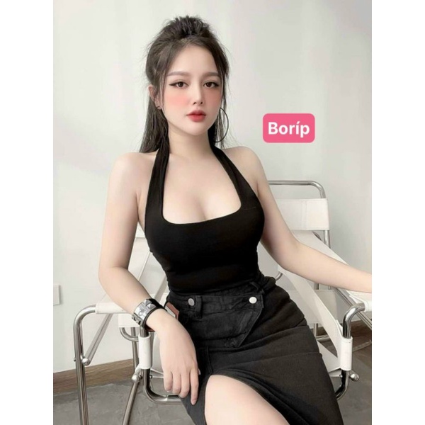 Set bộ áo rút dây 2 bên áo croptop ba lỗ phối quần đùi rút dây