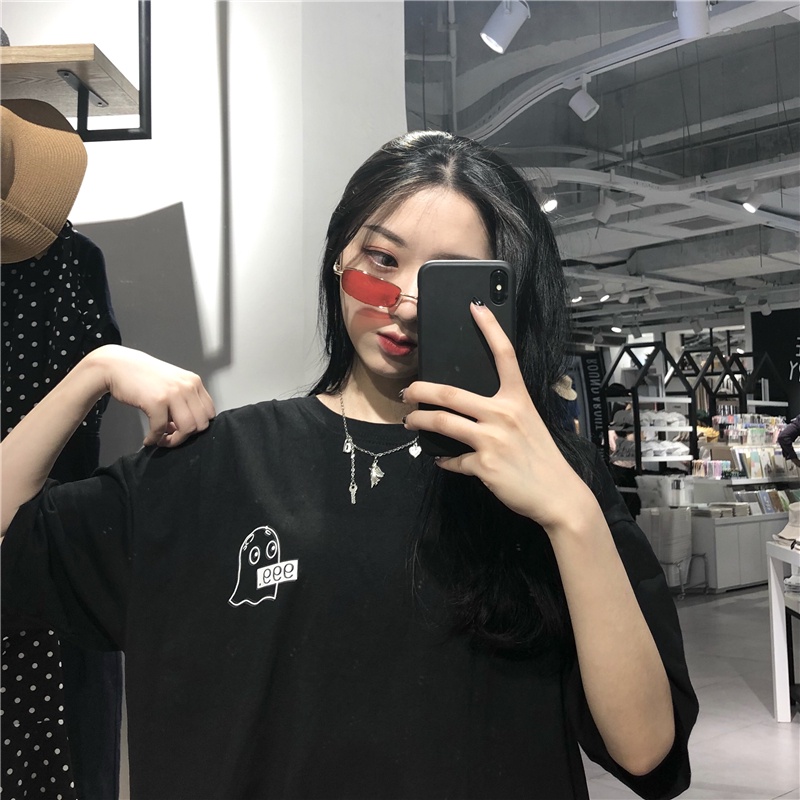 Áo thun tay lỡ  Con Ma 999  phông Unisex nam nữ tee oversize form rộng pull Ulzzang Streetwear Hàn Quốc vải mềm