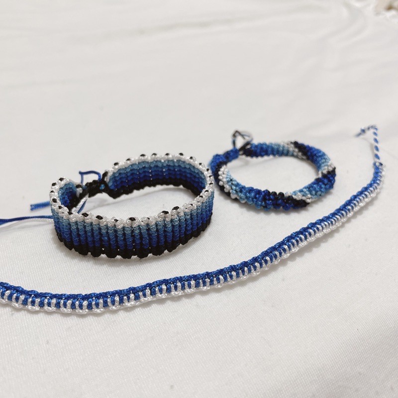 Set vòng handmade thổ cẩm (2 vòng tay + 1 vòng chân)