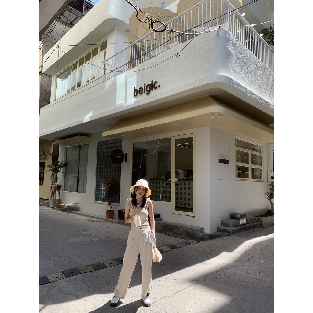 Quần culottes linen cạp cúc TKQ35 Lollie.studio