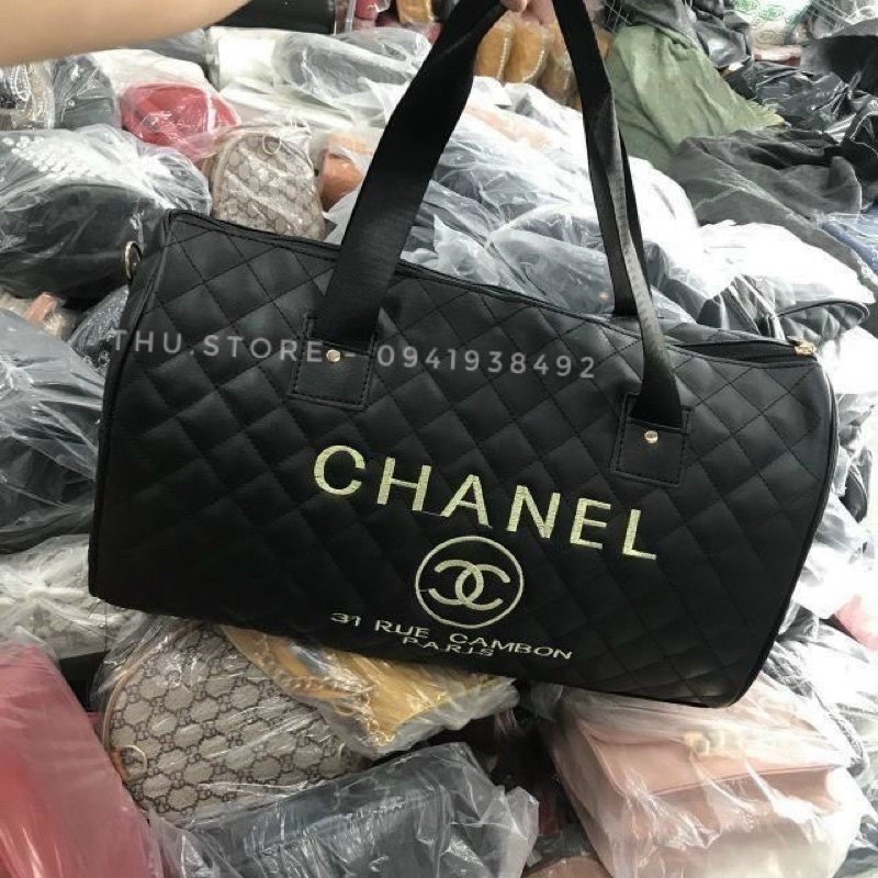 Túi Trống Du Lịch Hoạ Tiết Chà Neo, Túi Xách Du Lịch Size To