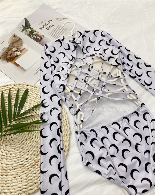 Áo tắm dài tay mặt trăng | BigBuy360 - bigbuy360.vn