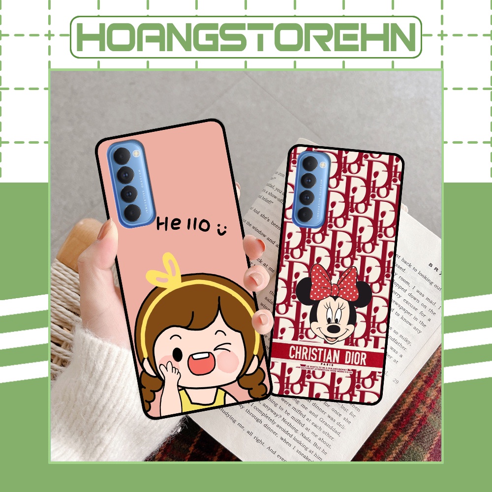 Ốp Oppo Reno4 /  Reno4 Pro / Reno 4 in hình mickey, hổ, kingtiger siêu rẻ T19 - T24
