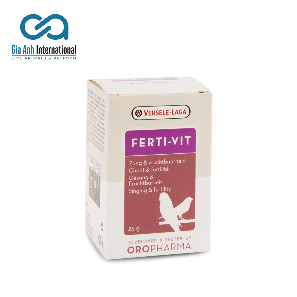 Vitamin Kích Cồ Cho Chim Sinh Sản Vẹt, Yến hót, Finches - Versele-laga Oropharma Ferti-Vit Cân Bằng Các Chất 25g-200g