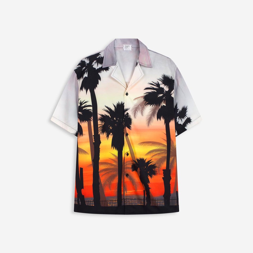 sơ mi nam họa tiết, cộc tay,  kiểu dáng hàn quốc ,vải lụa , mềm mịn,thoáng mát, không nhăn, không xù.đi biển | BigBuy360 - bigbuy360.vn