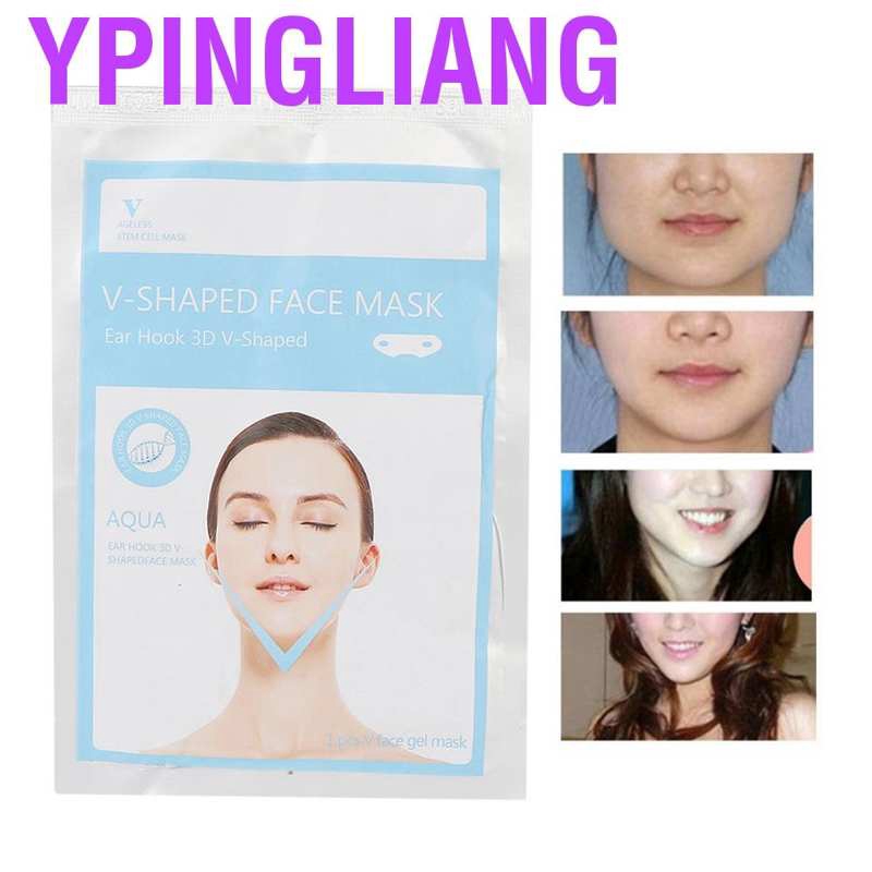 Ypingliang 10 Pcs Face Slim Masks  V Shaped Faces Moisturizing Skin Mask Tightening Lifting Patch