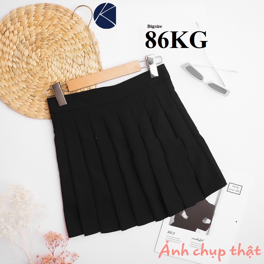 Chân Váy Xếp Ly Tennis Bigsize tới 86Kg, Vải tuyết mưa cao cấp, Đi chơi, đi tiệc, đi làm, chơi thể thao đều rất tuyệt
