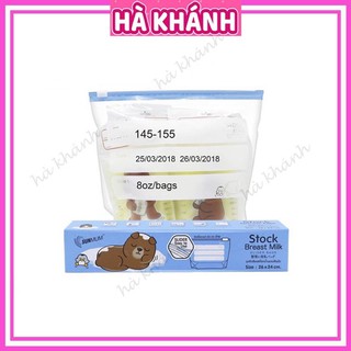 Túi zip bảo quản túi trữ sữa Sunmum Thái Lan