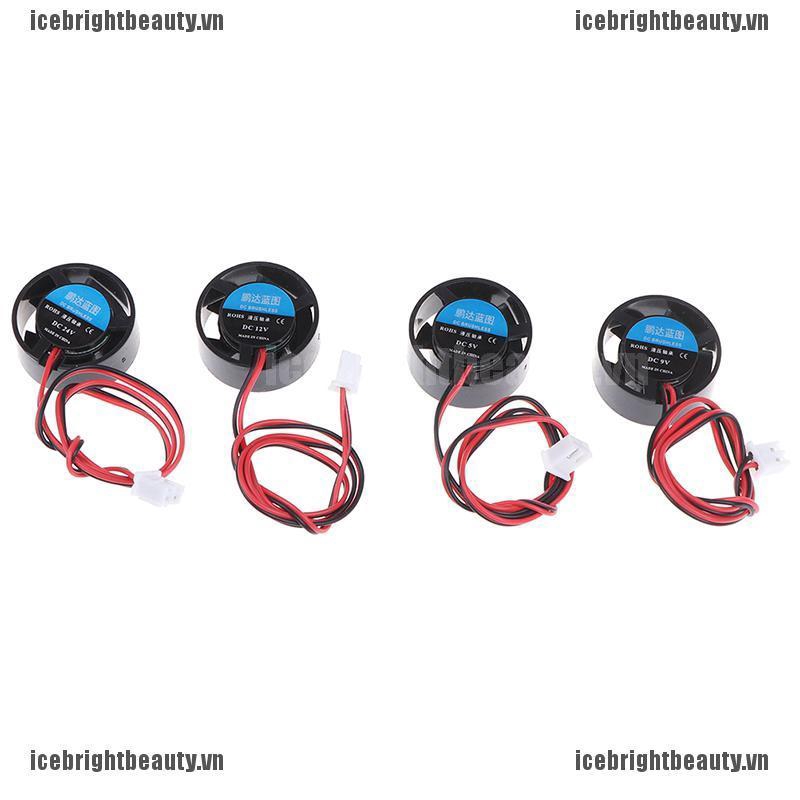 Quạt tản nhiệt mini gắn đèn led 25.5x10mm 5v 9v