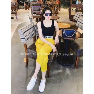 Áo Ba Lỗ Croptop Bộ Chun