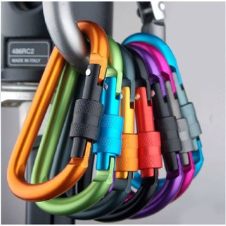 [G03] Móc Khóa Nhôm Chữ D - Hộp Kim Nhôm Cứng -  Đai Óc - Loại Tốt 24g Không Phải 19g - Hàng Có Sẵn Trong Kho S025