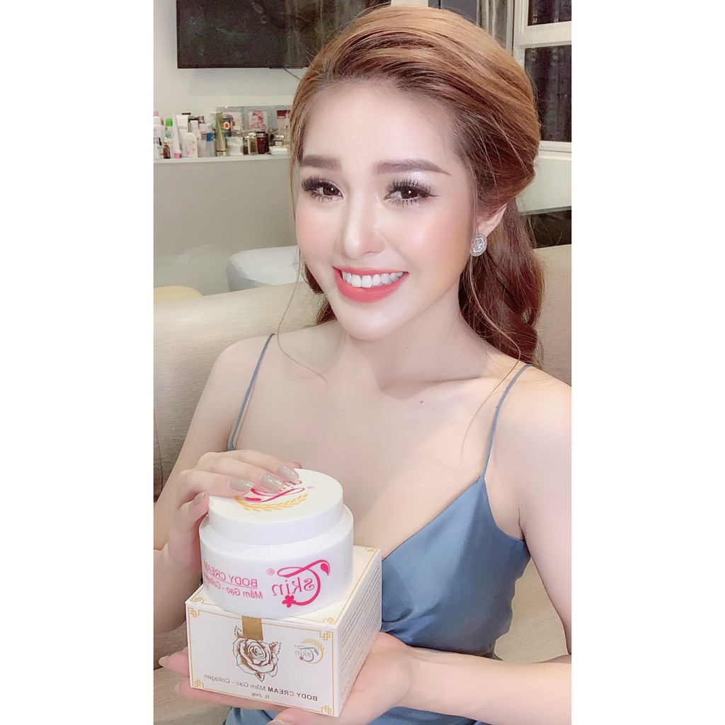 {CHÍNH HÃNG 100%} KEM BODY TRẮNG DA CÓ CHỐNG NẮNG,TẶNG MẶT NẠ CẤP ẨM- BODY MẦM GẠO COLLAGEN TSKIN, {AN TOÀN - HIỆU QUẢ}