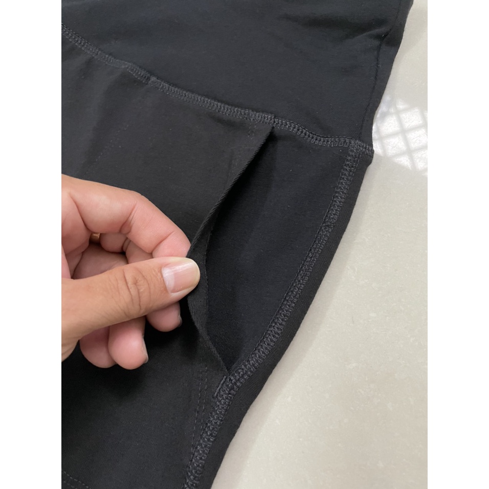 Quần tập thể thao gym yoga màu đen 4thletic xuất khẩu