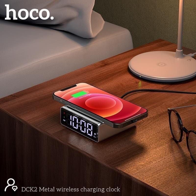 Đồng hồ kiêm sạc không dây Hoco DCK2