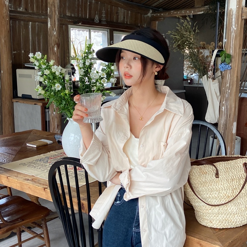 Mũ Rộng Vành Hở Chóp Chống Tia Cực Tím Chống Tia Cực Tím Cho Nữ