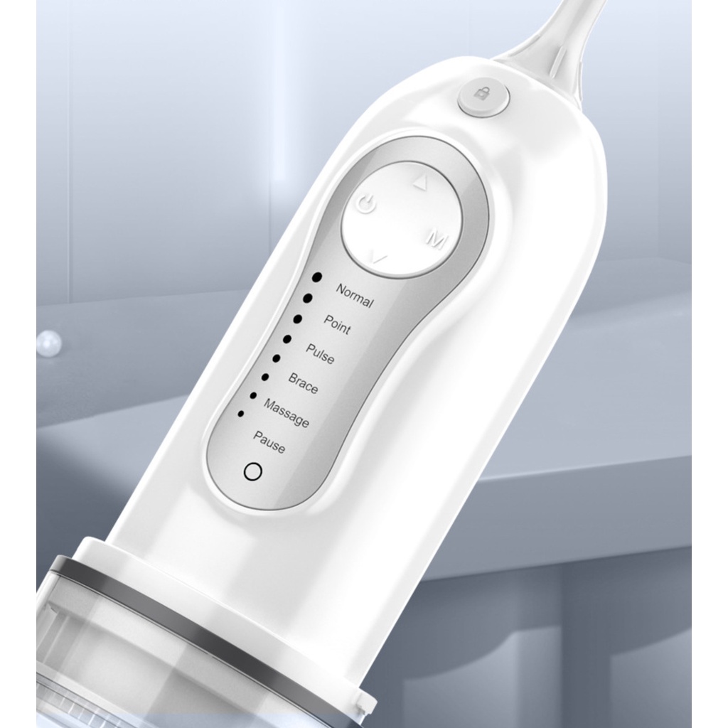 Máy Tăm Nước Cầm Tay 6 Chế Độ Professional Cordless Oral Irrigator - Home and Garden