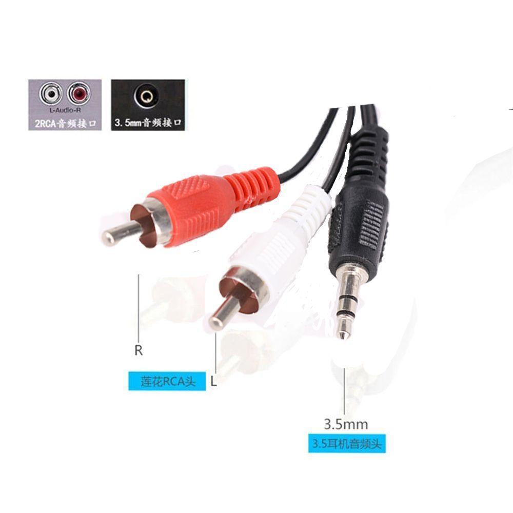Dây Cáp Âm Thanh Mp3 1m jack Cắm 3.5mm Cho Loa Máy Tính / Điện Thoại Di Động