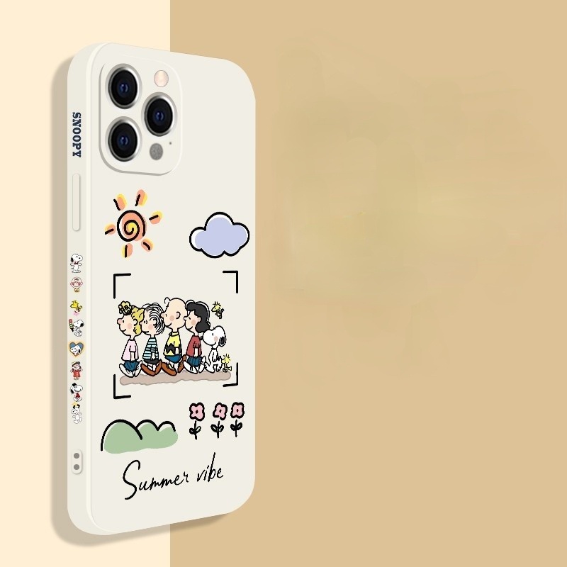 Ốp Điện Thoại Silicon Dẻo Mềm In Hình Snoopy Cho Samsung Galaxy J6 Plus 2018 J4 Plus 2018 J7 Pro J5 Prime