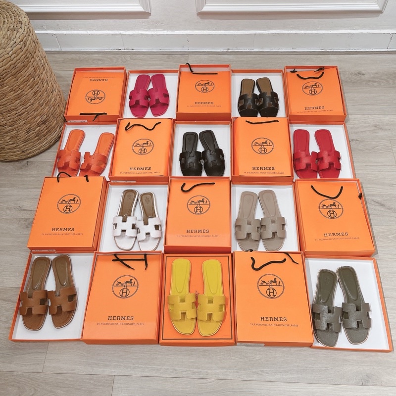 Dép lê HM sp fullbox da sần