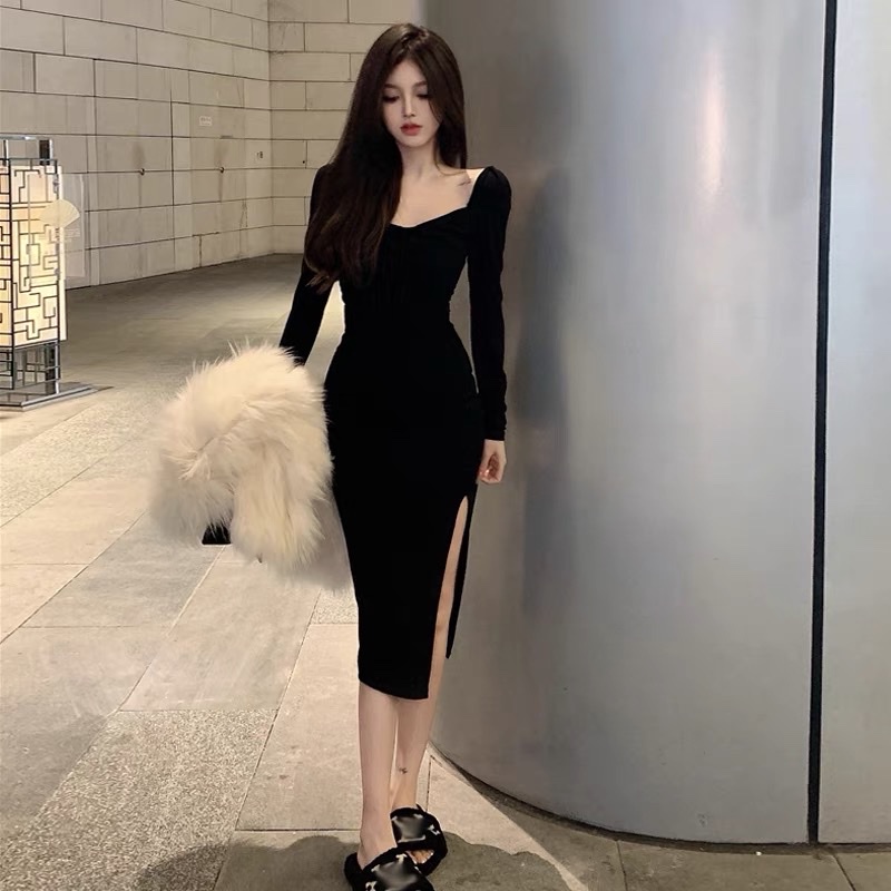 Đầm Body Trễ Vai CỔ DÂY YẾM Sexy Váy Ôm Body Ngắn Dây Cổ Yếm Tôn Dáng Siêu Đẹp VD079