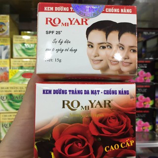 (chỉ 50k) combo 12 hũ kem romiyar trắng da chống nắng bb 112 (GIÁ MỚI LÊN)
