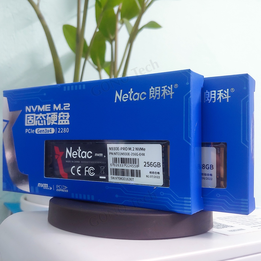Ổ cứng SSD M2 NVMe 128Gb 256Gb 512Gb 1Tb Netac N930E PRO NV2000 NV3000 | 500GB M.2 2280 PCIe