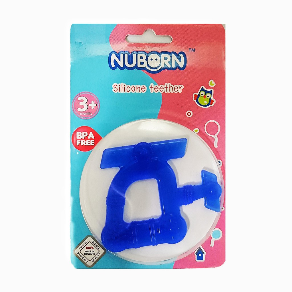 Ngậm nướu Silicon Nuborn dẻo mềm an toàn cho bé