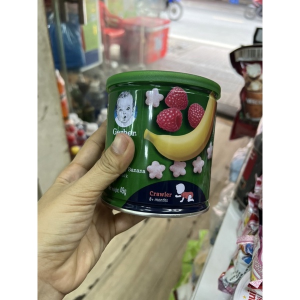 bánh  ăn  dặm  Gerber 0rganic cho bé 1hộp (49g)