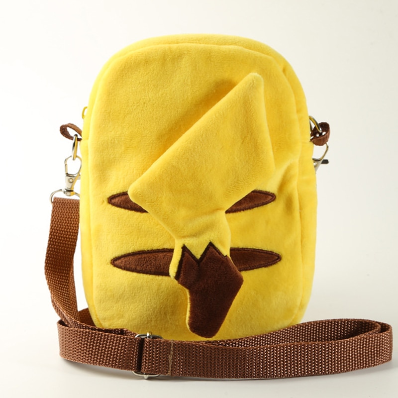 Phụ nữ Anime Túi đeo vai Túi quái vật Psyduck Charmander Túi đeo chéo nhỏ Messenger Túi điện thoại 8 inch