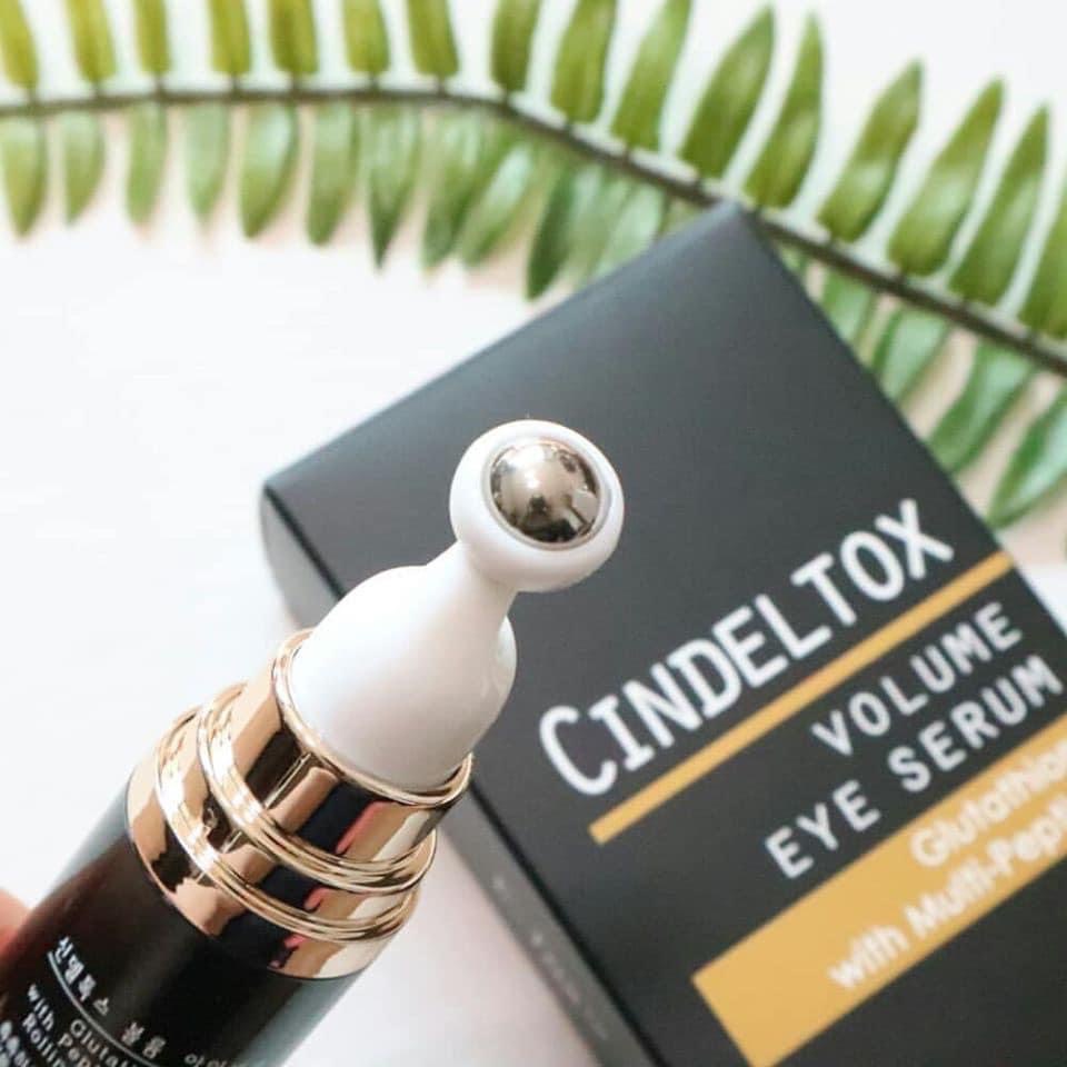 CINDEL TOX VOLUME EYE SERUM ( Thanh lăn truyền trắng - Xóa nhăn mắt )