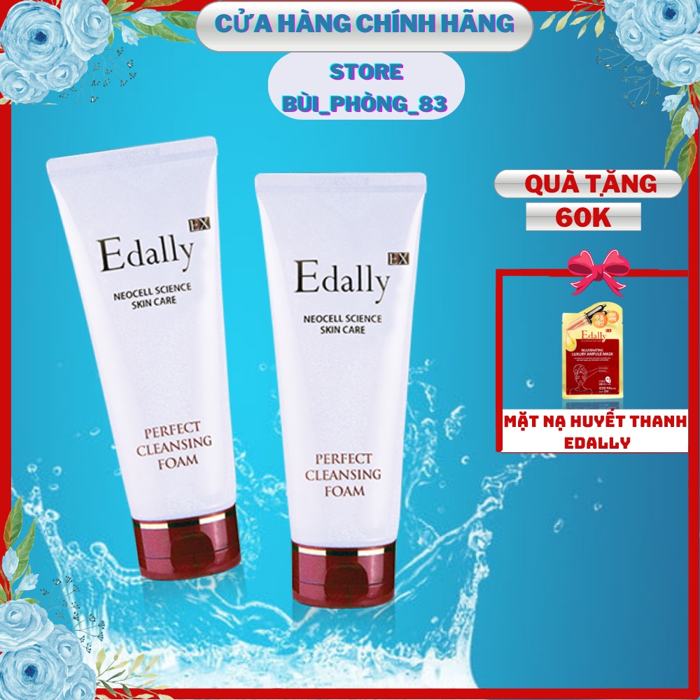 Sữa rửa mặt cho da dầu,da mụn làm sạch da,dưỡng ẩm se khít lỗ chân lông chính hãng Edally 150ml